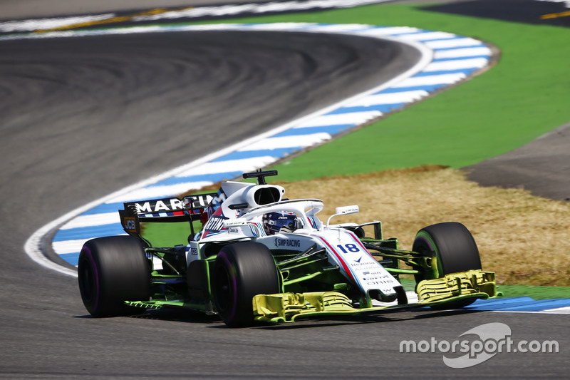 Lance Stroll, Williams FW41, con parafina