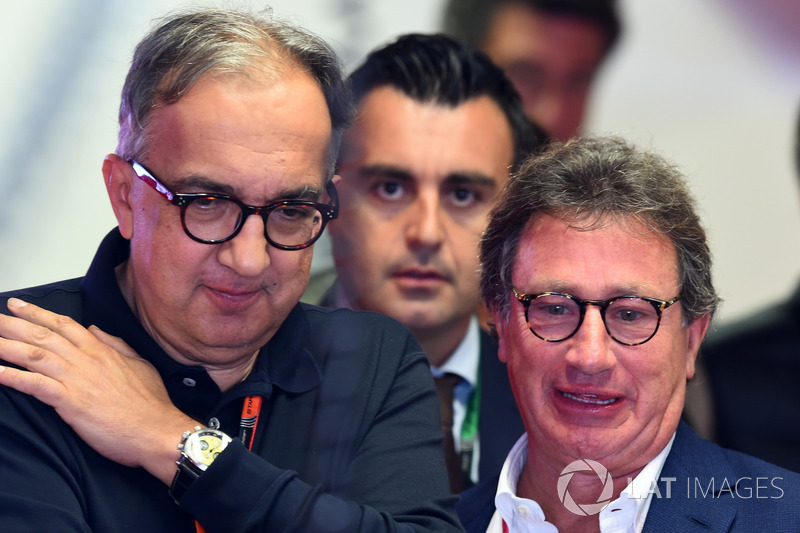 Sergio Marchionne, CEO FIAT and Louis Camilleri, Chairman of Philip Morris