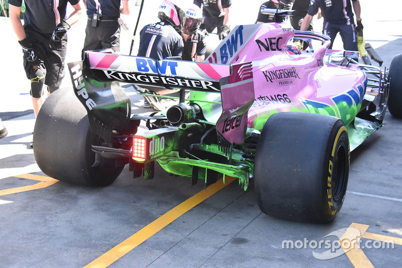 Force India VJM11 rear detail