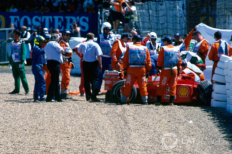 Michael Schumacher, Ferrari, kaza