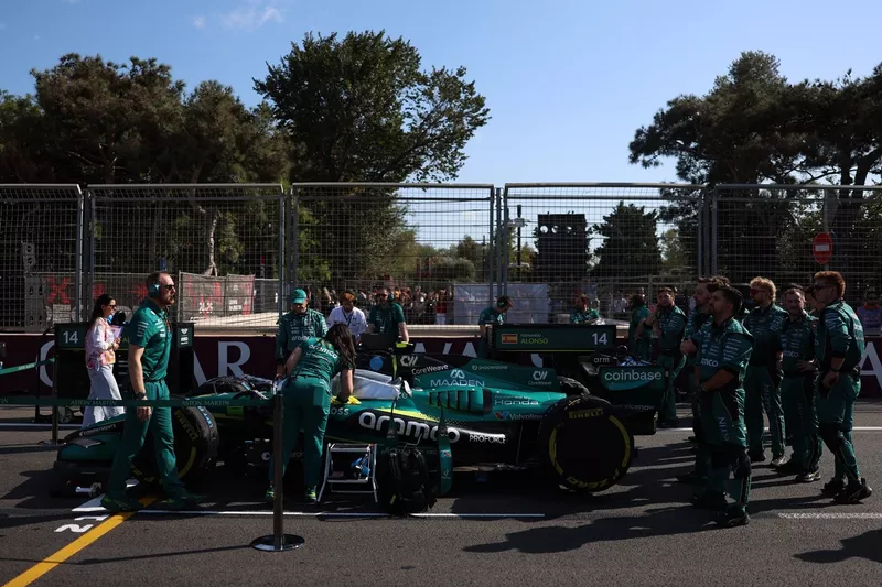 La monoplace de F1 d'Aston Martin