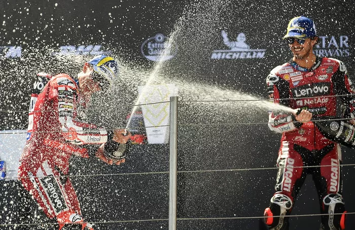 Francesco Bagnaia, Ducati Team, Marc Márquez, Ducati Team