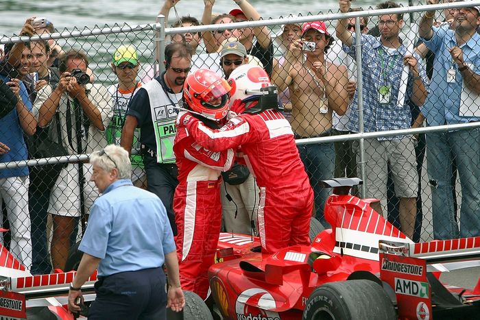Rubens Barrichello - en el GP de Canadá de 2005 (fue 3º saliendo desde el pitlane)