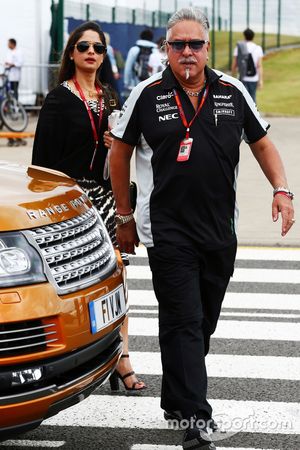 El Dr. Vijay Mallya, dueño del equipo de Sahara Force India F1