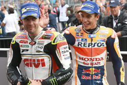 Winnaar Marc Marquez, Repsol Honda Team en tweede plaats Cal Crutchlow, Team LCR Honda
