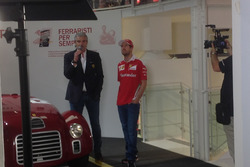 Maurizio Arrivabene, Team Principal Scuderia Ferrari e Sebasitan Vettel