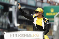 Nico Hulkenberg, Renault Sport F1 Team, lors de la parade des pilotes
