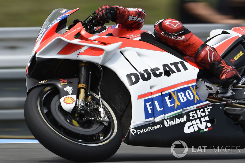 Jorge Lorenzo, Ducati Team con el nuevo carenado