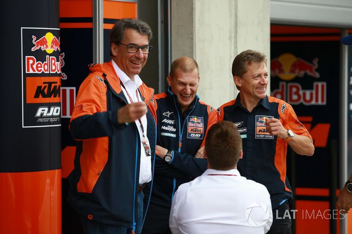 Aki Ajo, Stefan Pierer, Pit Beirer, Mike Leitner, KTM