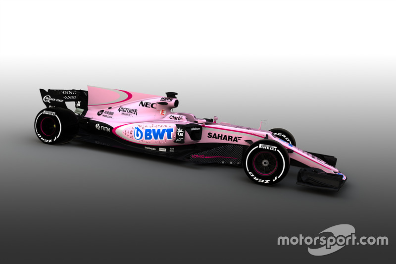 Der Force India für die F1-Saison 2017 hat in puncto Design einige Vorfahren