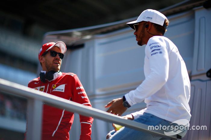  Sebastian Vettel y Lewis Hamilton