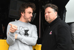 Fernando Alonso and Michael Andretti