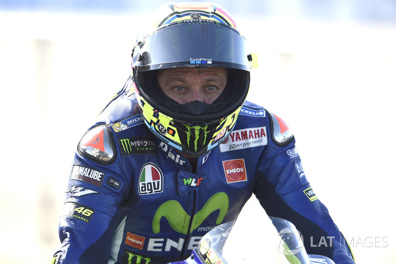 Il terzo classificato Valentino Rossi, Yamaha Factory Racing