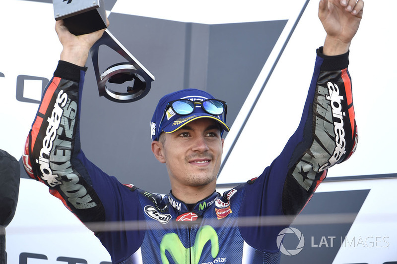 Podium: second place Maverick Viñales, Yamaha Factory Racing