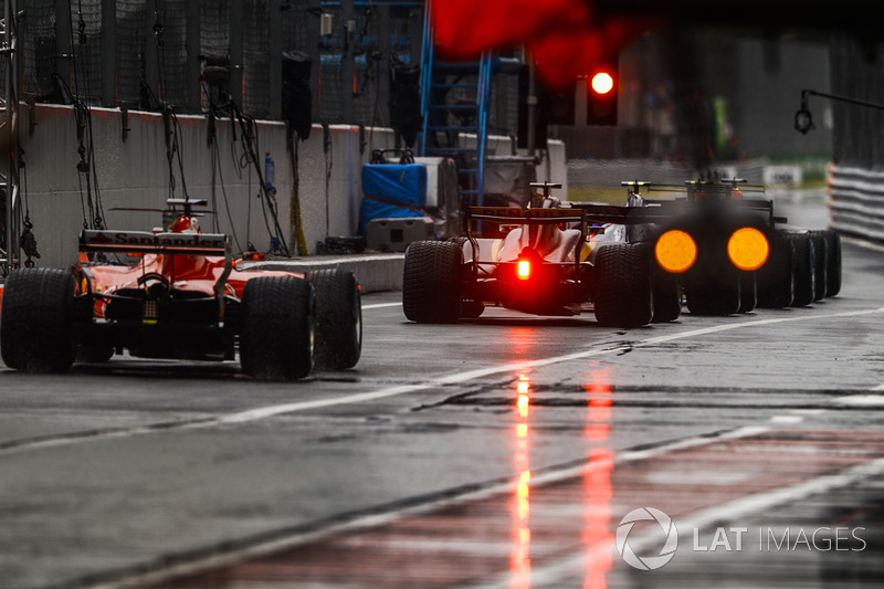 Los inicios de carrera desde el pitlane