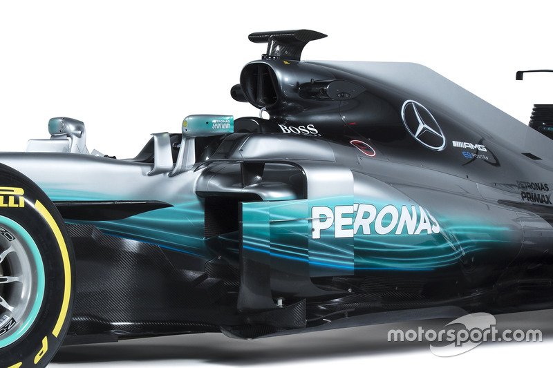Détails de la Mercedes AMG F1 W08
