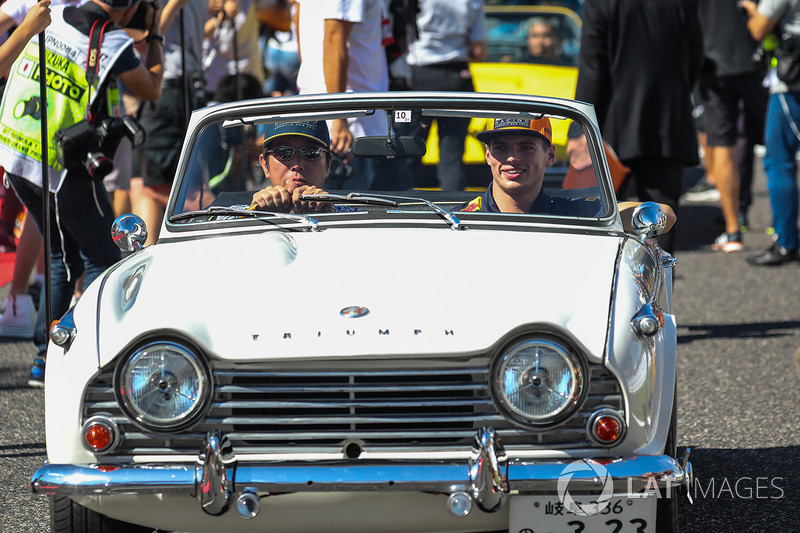 Max Verstappen, Red Bull Racing on the drivers parade