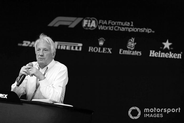 Charlie Whiting, director de carrera de la FIA