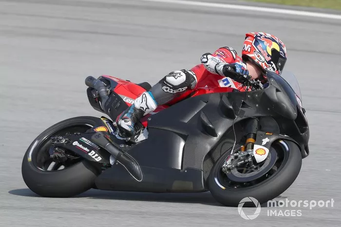 La moto d'Andrea Dovizioso, dotée d'un nouveau carénage
