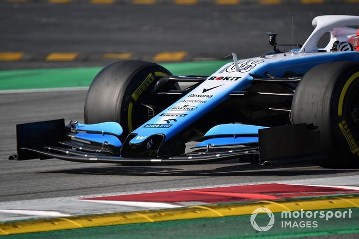 Williams FW42 nose and front wing