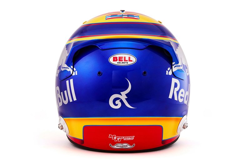 Helmet by Alex Albon, Scuderia Toro Rosso