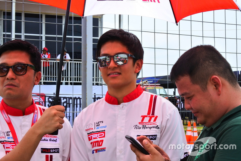Rio Haryanto, Advisor Toyota Team Indonesia