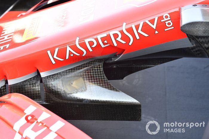 Ferrari SF71H nariz detalle aerodinámico