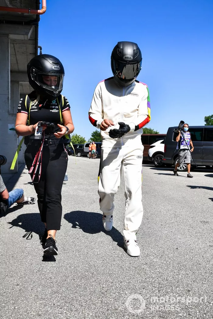 Angela Cullen, fisio de Lewis Hamilton y Lewis Hamilton, Mercedes 
