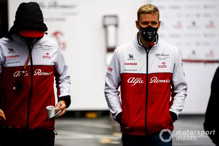 Kimi Raikkonen, Alfa Romeo y Mick Schumacher, Alfa Romeo 