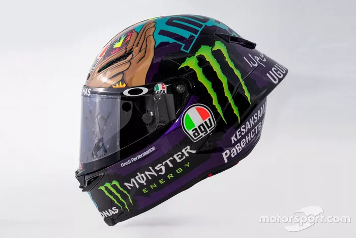 Casco de Franco Morbidelli, Petronas Yamaha SRT