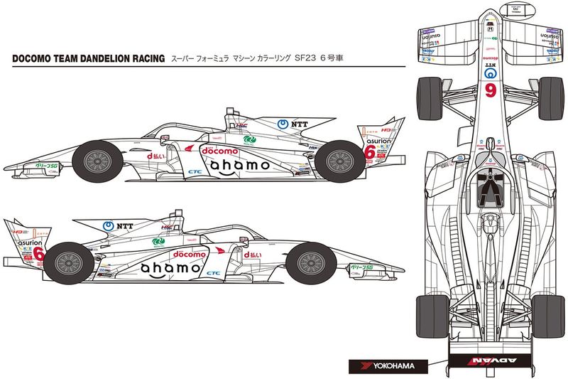 DOCOMO TEAM DANDELION RACINGが2023年スーパーフォーミュラの