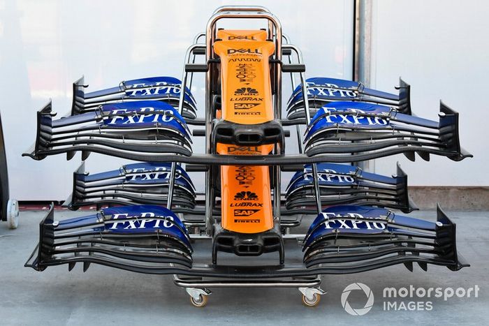 Ala delantera de McLaren MCL34