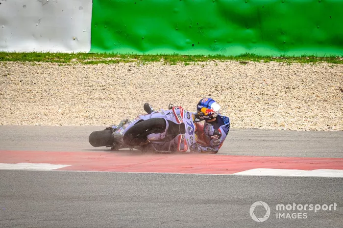Alex Márquez, caída del Gresini Racing