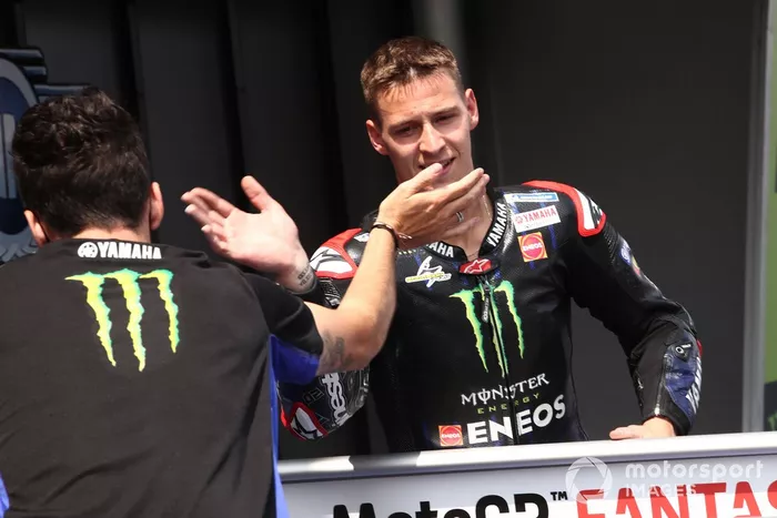 Ganador de la pole Fabio Quartararo, Yamaha Factory Racing