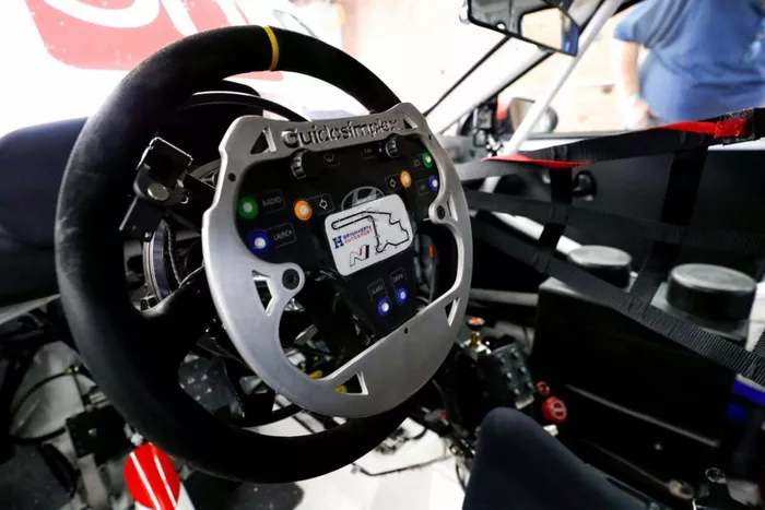 Il volante di Robert Wickens