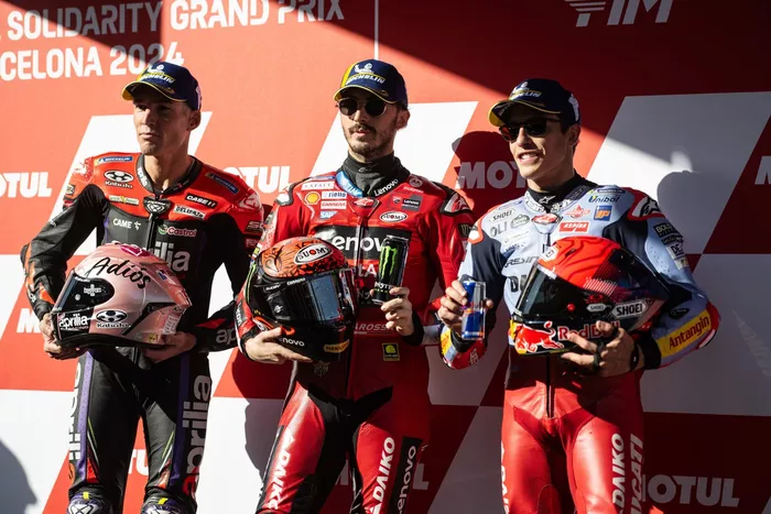 Aleix Espargaro, Aprilia Racing, Francesco Bagnaia, Ducati Team, Marc Marquez, Gresini Racing