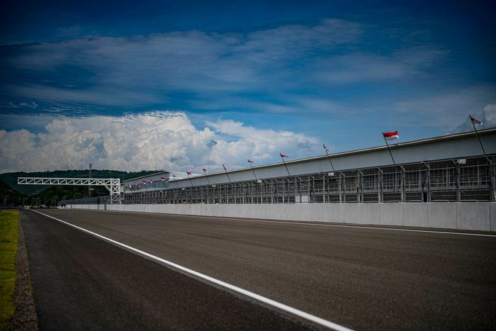 Aspectos de la pista de Mandalika