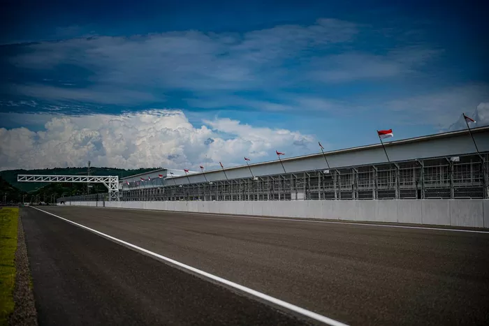 Aspectos de la pista de Mandalika