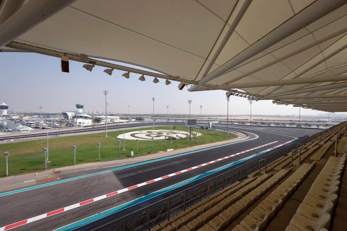 La curva Marsa en el circuito de Abu Dhabi.