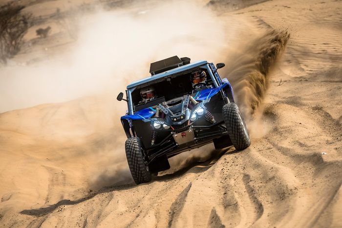 #385 Yamaha Powered by X-Raid Team: Mattias Ekström, Emil Bergkvist