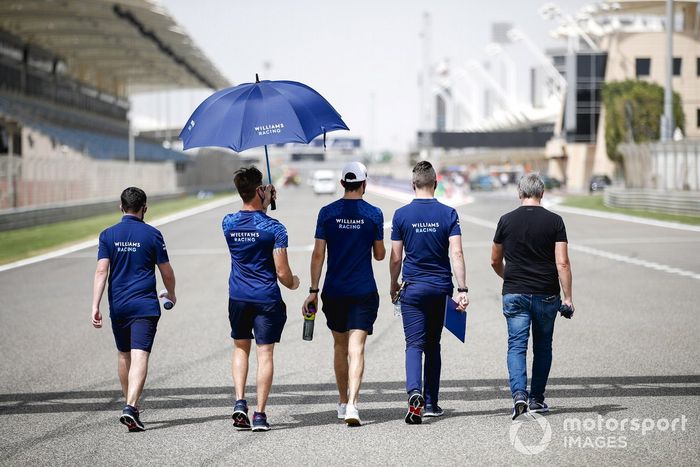 Nicholas Latifi, Williams, pasea por la pista