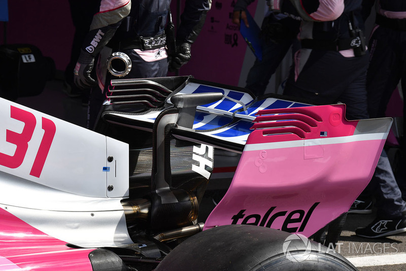 Racing Point Force India F1 Team VJM11 arka kanat