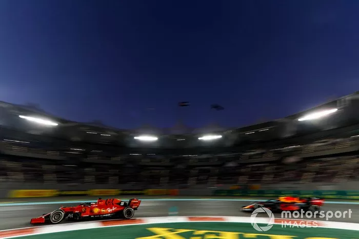 Sebastian Vettel, Ferrari SF90, Alexander Albon, Red Bull RB15