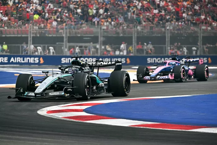 George Russell, Mercedes, Pierre Gasly, Alpine