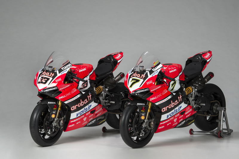 Les motos de Marco Melandri et Chaz Davies, Ducati Team