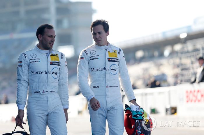 Gary Paffett, Mercedes-AMG Team HWA, Mercedes-AMG C63 DTM y Robert Wickens, Mercedes-AMG Team HWA, Mercedes-AMG C63 DTM
