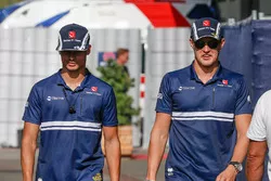 Pascal Wehrlein, Sauber and Marcus Ericsson, Sauber