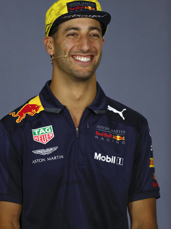 Persconferentie met Daniel Ricciardo, Red Bull Racing