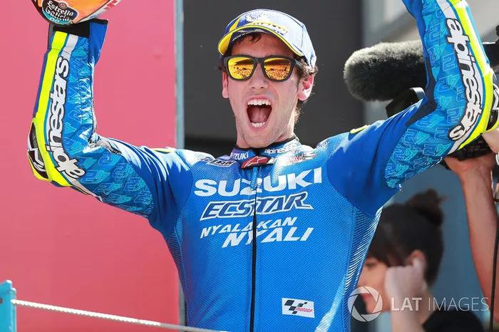 Podio Alex Rins, Team Suzuki MotoGP