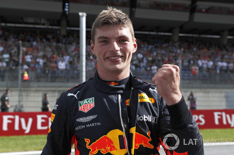 El ganador: Max Verstappen, Red Bull Racing